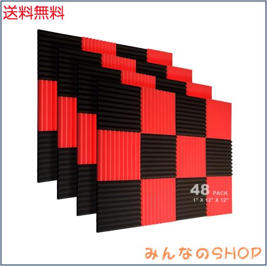 吸音材 防音シート 2.5*30*30cm 防音 遮音 防音材 壁に貼る 消音 騷音 吸音パネル 吸音対策 樂器 室？裝飾 ウレタンフォーム ウェッジ 12