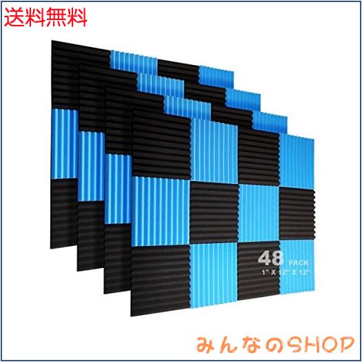 吸音材 防音シート 2.5*30*30cm 防音 遮音 防音材 壁に貼る 消音 騷音 吸音パネル 吸音対策 樂器 室？裝飾 ウレタンフォーム ウェッジ 12