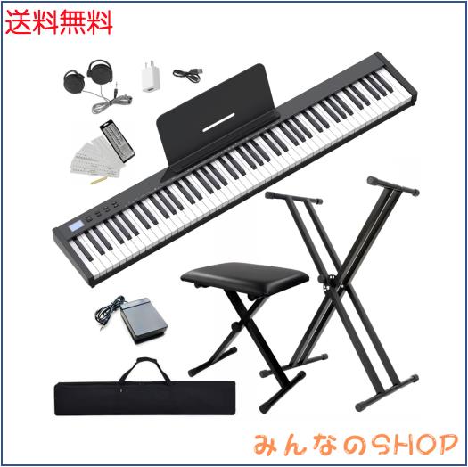 ニコマク NikoMaku 電子ピアノ 88鍵盤 SWAN-S スタンド付き 椅子付き