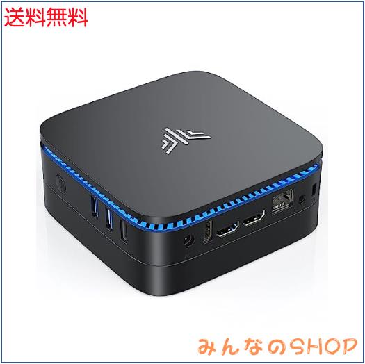ミニpc 最新第12世代 n95 ミニpc動作より安定 2023新版 最大3.4GHz mini pc 4C 4T 16GB換装可 8GB 256GB SSD 容量拡大可能 4K 静音 高速の通販は
