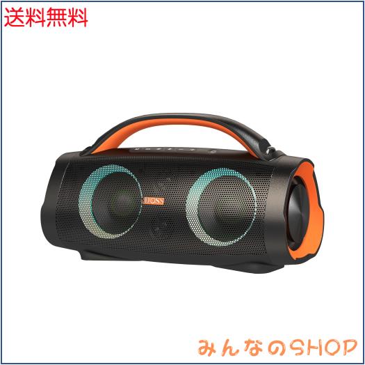 DOSS Extreme Boom Pro Bluetoothスピーカー ワイヤレス 100W 大音量 46時間再生 IPX6防水 ポータブル ブルートゥース 低音強化 パッシブ