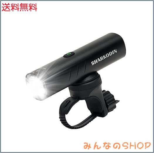 SHARKODIN 自転車 ライト 防水 充電式 ロードバイク ライト 【高輝度 4500mAh大容量】 自転車ヘッドライト 5つ調光モード 電池残量表示 の通販は 9,354円