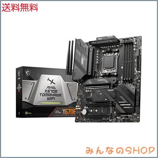 MSI？マザーボードMAG X670E TOMAHAWK WIFI？Ryzen 7000？シリーズ(AM5)対応80A SPS電源フェーズ？X670EチップセットATX MB6167