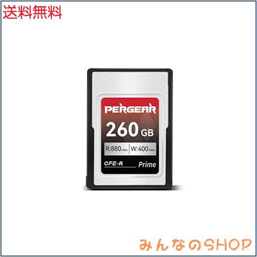 PERGEAR CFexpress Type Aメモリーカード 260GB プロフェッショナル タイプ A 最大 880MB/秒の読み取り速度 ＆ 900MB/秒の書き込み速度 4の通販は
