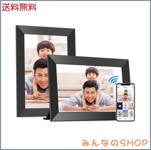 FANGOR デジタルフォトフレーム Wi-Fi 2セット 10.1インチ タッチパネル 16GB内蔵 1280*800 写真/動画/天気予報 初心者/高齢者向け 壁掛