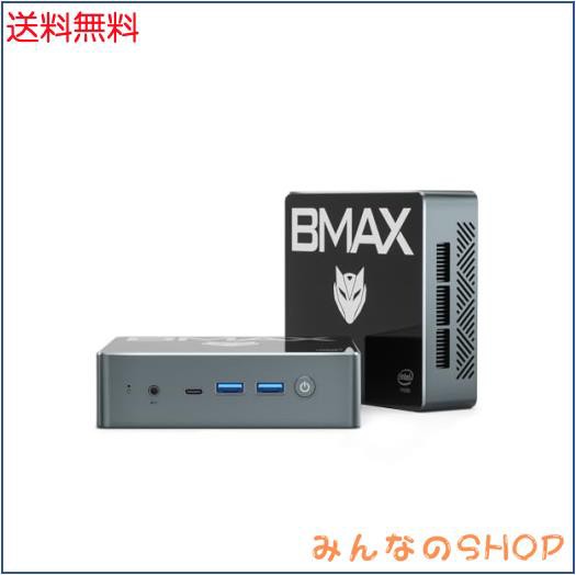 BMAX ミニPC 16GB DDR4 512GB SSD Intel N100 Linux(Ubuntu）win 11 mini PC 最大3.4GHz 4コア4スレッド 静音性 省電力 豊富なポート 4K