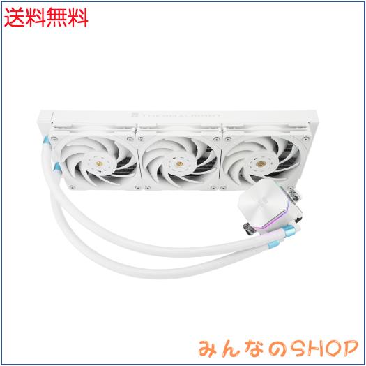 THERMALRIGHT Frozen Edge 360 White AIOウォータークーラー、液体CPUクーラー、3×120mm PWMファン水冷システム、2150RPM高速ファン、AM