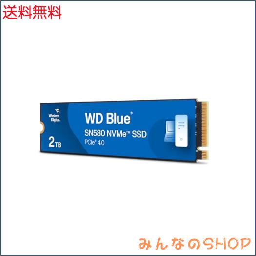 Western Digital ウエスタンデジタル 内蔵SSD 2TB WD Blue SN580 