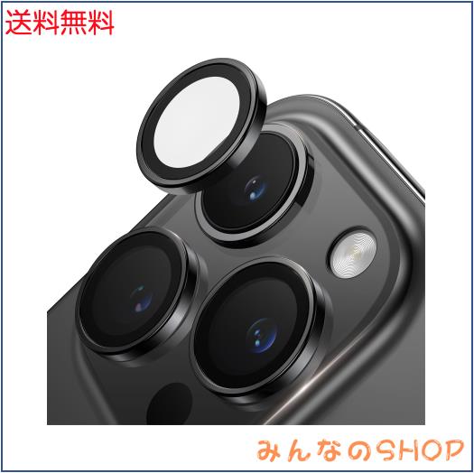 TORRAS iPhone 15 Pro 用 カメラフィルム iPhone 15 Pro Max 用 カメラフィルム 宇宙航空材料・元のまま再現 強化ガラス ブラックの通販は - みんなのSHOP 通販サイト
