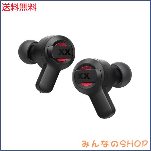 JVCケンウッド JVC HA-XC62T-R ワイヤレスイヤホン Bluetooth 重低音 XXシリーズ マイク付き 本体質量4.4g（片耳）最大24時間再生 防水