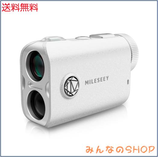 MiLESEEY ゴルフ レーザー距離計 【IP65防水/手のひらサイズ/超速0.1S測定】 PF1 超小型 1000yd対応 高透過率 7.5°視野角 6倍望遠 高低