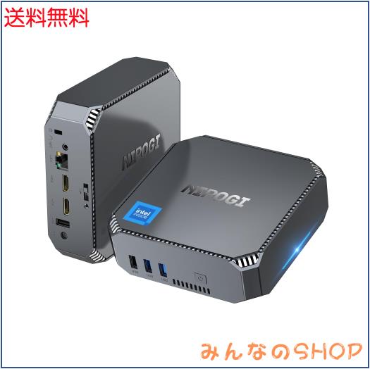 ミニpc n100 高速動作 mini pc n100 最大3.4GHz 4C4T 小型pc