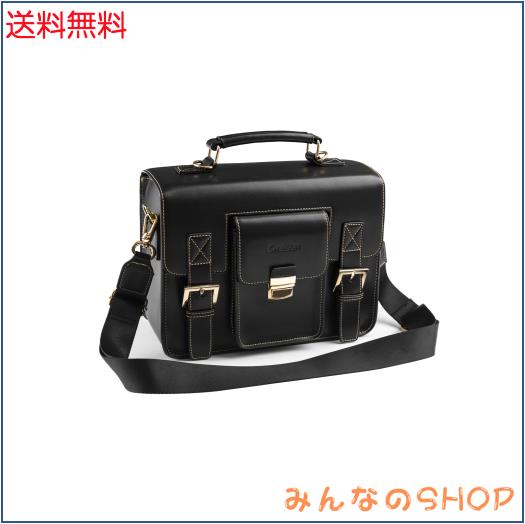 Cwatcun カメラバッグ リュック 英国風 一眼レフ カメラバッ 、旅行撮影バッグキヤノン、ニコン、ソニー、富士デジタル一眼レフ/ミラーレ