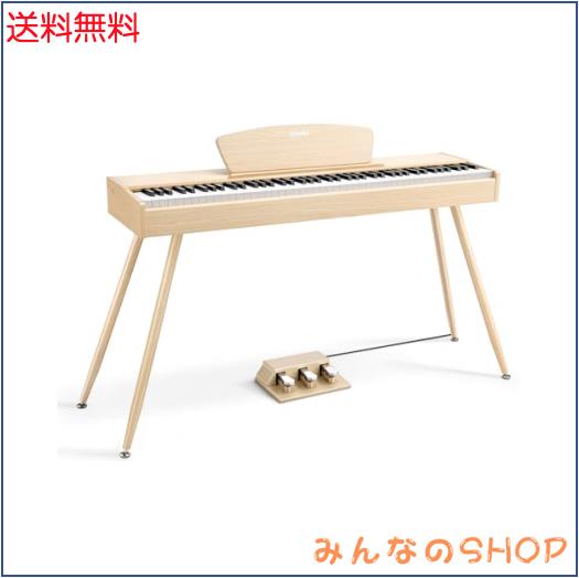 Donner 電子ピアノ 88鍵盤 ハンマーアクション 木製 MIDI 対応 3