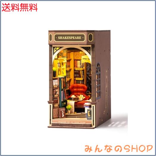Rolife 立体パズル ブックヌック キット「Bookstore」 194pcs 初心者向け 手作りキット イラスト説明書付き 木製パズル ウッドパズル ミの通販は 4,912円