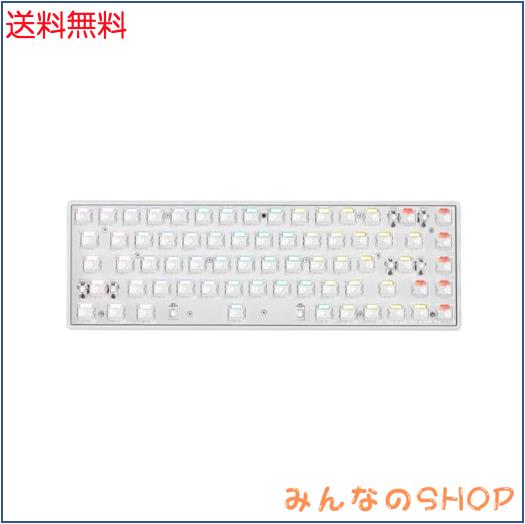 DrunkDeer G65 ラピッドトリガー メカニカルキーボード 磁気スイッチ ゲーム用 RGB 65%サイズ コンパクト テンキーレス 有線 ベアボーン