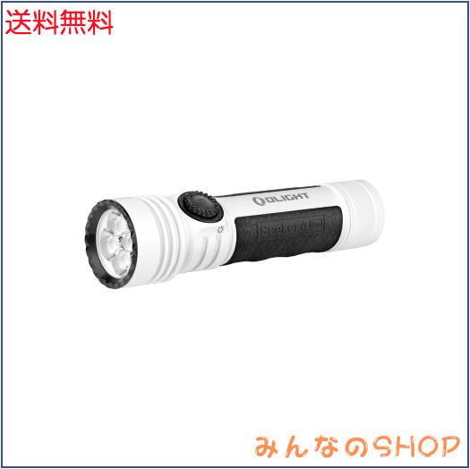 OLIGHT(オーライト) Seeker 4 Pro ledライト 懐中電灯 フラッシュライト MCC＆Type-C充電式 ホルスター付き アウトドア 防災 工事 護身用