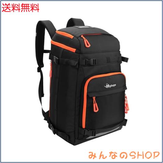 HP HOPE 70L スキーブーツバッグ、ヘルメットバッグ、ジャケット、ゴーグル、手袋、ナイロン耐久性のあるスキーブーツ旅行バックパック防の通販は 9,353円