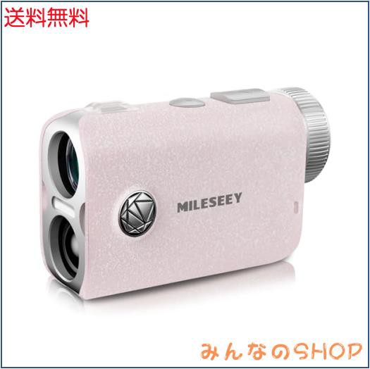 MiLESEEY ゴルフ レーザー距離計 【IP65防水/手のひらサイズ/超速0.1S測定】 PF1 超小型 1000yd対応 高透過率 7.5°視野角 6倍望遠 高低