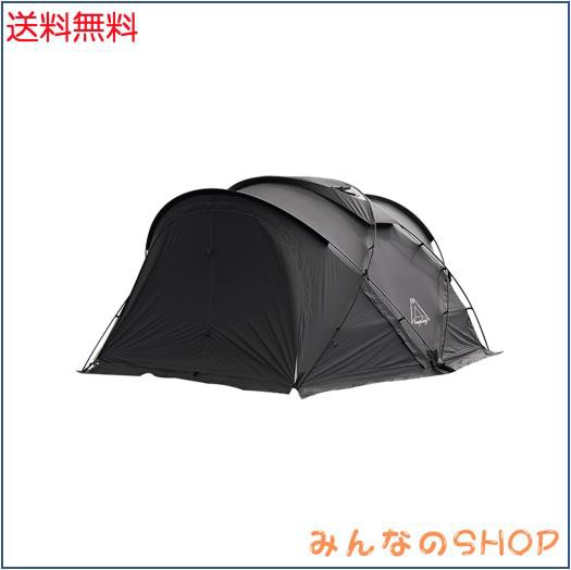 Tenplay 「G-TENT-M」シェルターテント ドームテント 4-6人用 幅350cm リビングルーム 4シーズン 防水防風 70Dナイロン 煙突穴付き アル