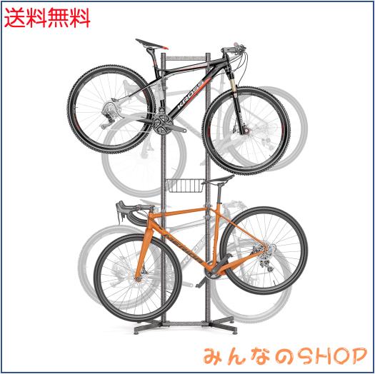 CXWXC 自転車 スタンド 室内 1台 / 2台 / 3台 / 4台 省スペース 横置き 倒れない ディスプレイスタンド (TY-GJ001-B8)