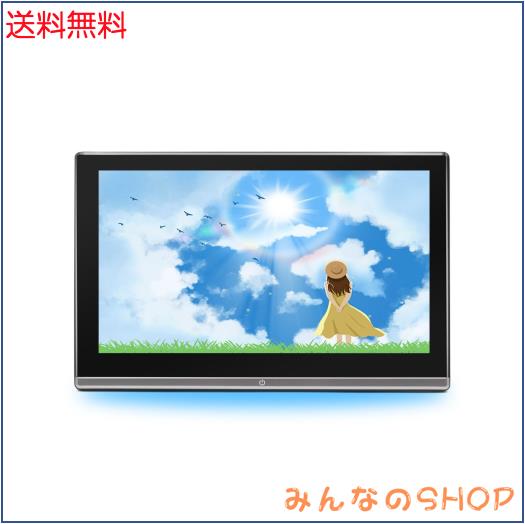 ULOPOPヘッドレストモニター 11.6インチ超薄いタッチスクリーン WXGA1366*768 ADSワイド液晶採用で高輝度・全視野 HDMI・AV外部入力 MP5