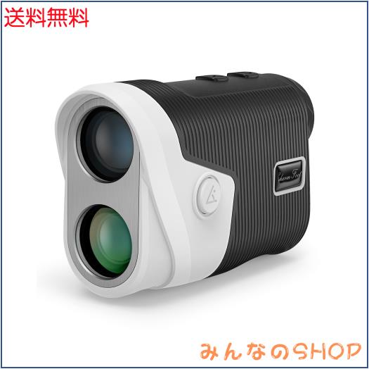 Charm Foot ゴルフレーザー距離計 超軽量 1200yd対応 距離計測器 ゴルフ 距離計 高透過レンズ 6倍率光学望遠 高低差測定ON/OFF スロープ