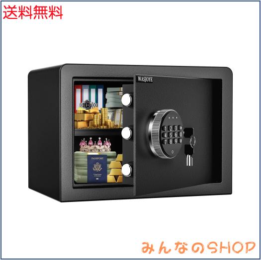 WASJOYE 金庫 家庭用金庫 小型 テンキー式 電子金庫 防犯金庫 家庭用 Amazon.co.jp: WASJOYE 金庫 家庭用金庫 テンキー式 電子