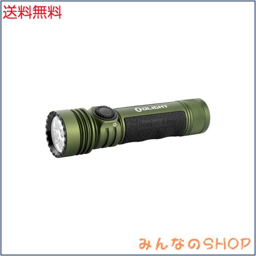 OLIGHT(オーライト) Seeker 4 Pro ledライト 懐中電灯 フラッシュライト MCC＆Type-C充電式 ホルスター付き アウトドア 防災 工事 護身用
