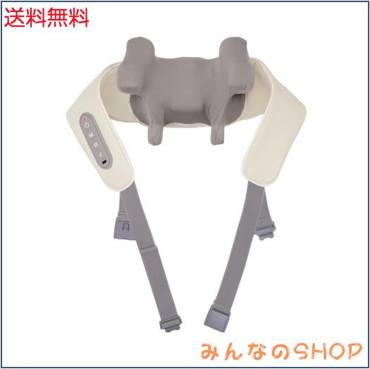 Liaolee ネックケア 首・肩・腰・背中・太もも リラクゼーション器 2024新登場 温熱機能 コードレス USB充電式 強度調節 静音 軽量 長さの通販は