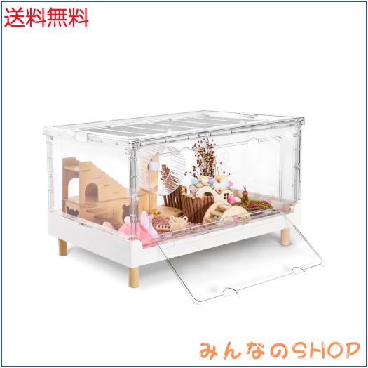 Ruexue ハムスターケージ＆モルモットケージ、小動物ペット用の完全