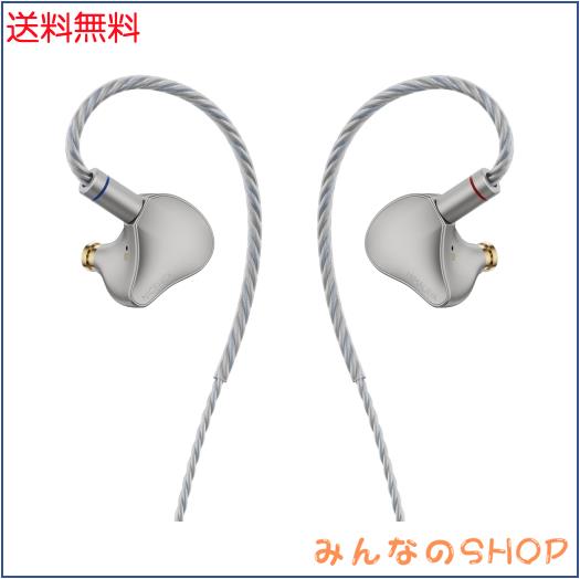 NICEHCK Himalaya カナル型イヤホン イヤモニ 1DD 10mmダイナミックドライバーが搭載されて リケーブル可能 純チタン合金の筐体 2.5mm 3.