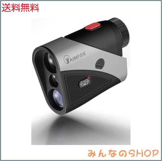 AIMFOX（アイムフォックス）ゴルフ距離計 125g 超軽量 ピンサーチ機能 手ぶれ補正機能 高低差測定 角度測定 距離測定 競技可能 700Yd対応