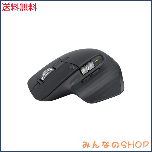 ロジクール MX MASTER3s アドバンスド ワイヤレス マウス 静音 MX2300GRd Logi Bolt Bluetooth Unifying非対応 8000dpi 高速スクロールホの通販は