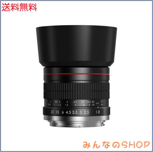 Lightdow 85mm F1.8 中望遠レンズ RF-マウント レンズ 対応 キヤノン マニュアルフォーカス フルフレーム ポートレートレンズ for Canon の通販は