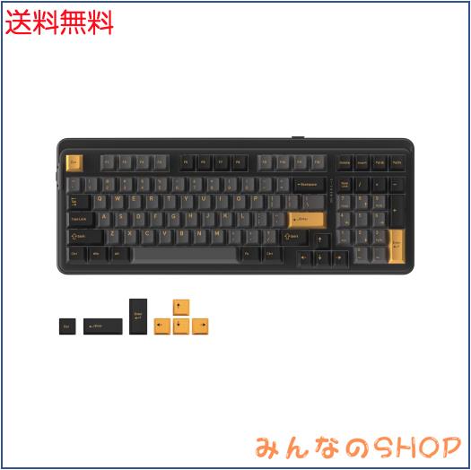 DAREU EK98PRO ゲーミングキーボード 無線 テンキー付き メカニカルキーボード 2.4Gワイヤレス/Bluetooth/有線USB接続可能 96%英語配列 12,571円