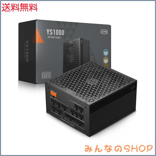 PCCOOLER CPS PSU YS1000 電源、1000W 80 Plus Gold 認定 完全モジュラー PCIe 5.1 ＆ ATX 3.1、幅広い互換性、135mm FDBファン、フルジャ 24,030円