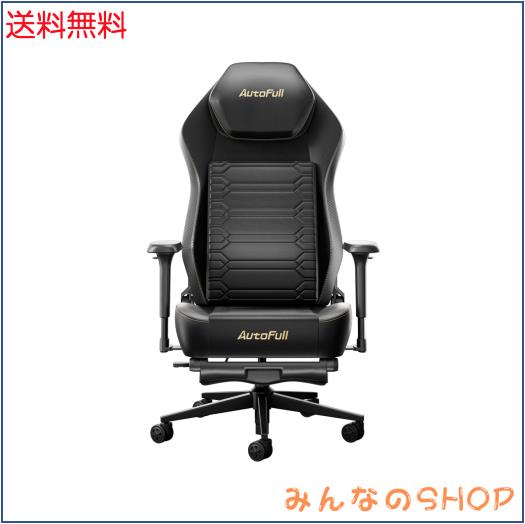 AutoFull(オートフル)M5 ゲーミングチェア チェア 背もたれの進化 幅広座面 昇降式ヘッドレスト オフィスチェア 高級PUレザー 多角度調節