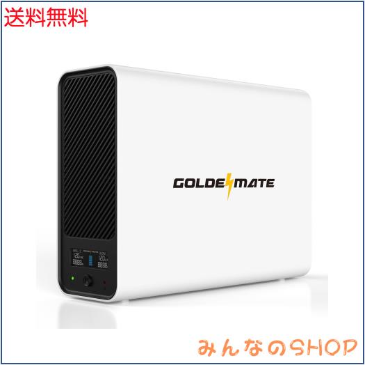 GOLDENMATE 無停電電源装置 UPS 1000VA Pro/800W  230Wh 常時商用給電 正弦波 ネットワーク機器 通信システム ホームオフィス 家庭用の高