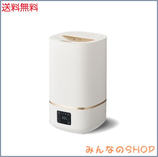 ドウシシャ 加湿器 超音波式 タンク容量2L 加湿量300ml/h 連続加湿時間6.5時間 適用畳数8畳(プレハブ)/5畳(木造) 上から給水 ホワイト Mi