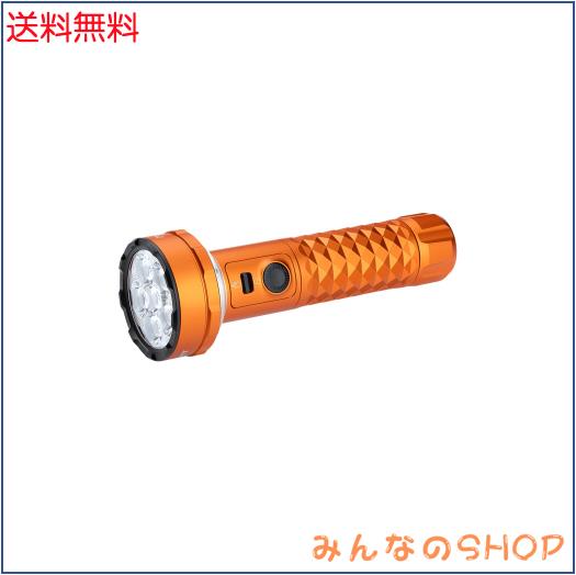 OLIGHT(オーライト) Prowess 多機能懐中電灯 高輝度 5000ルーメン 245メートル 磁気充電 Type-C充電 LEDライト 調光可能 暖白 クール白