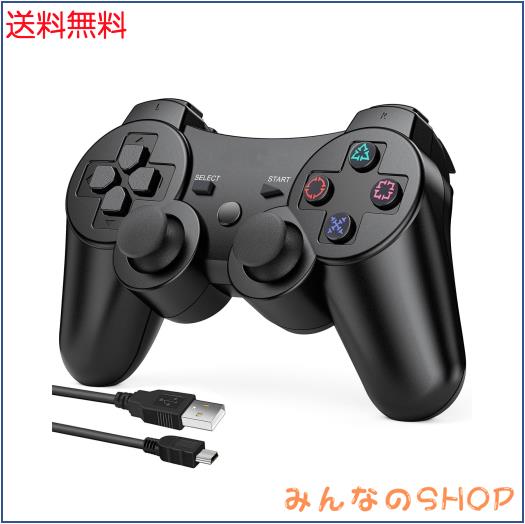PS3本体 コントローラー PS3 コントローラー 【2024新登場】PS3 用 ワイヤレスコントローラー