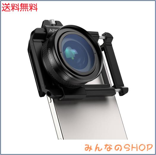 【2024年新版】 APEXEL スマホマクロレンズ 10-20倍ズームマクロレンズ HD マクロレンズ スマホケースの上も装着可能マウント採用 99％主