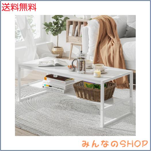 LunarLight ローテーブル 幅100奥行45*高さ38cm センターテーブル リビングテーブル コーヒーテーブル 机 座卓 コンパクトデザイン 収納