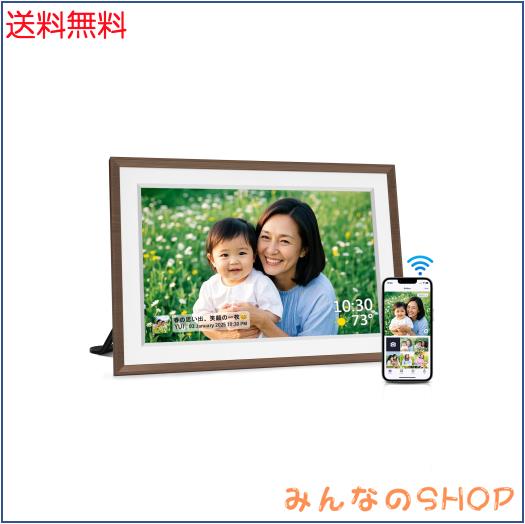 FANGOR デジタルフォトフレーム Wi-Fi 10.1インチ 1280*800解像度 32GB内蔵 SDカード拡張可 写真/動画/天気予報 スライドショー 誕生日