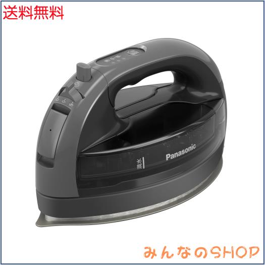 【2025最新型 コードレス】パナソニック コードレススチームアイロン NI-WL509-H グレー Wヘッド セラミックコート