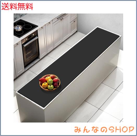 Aechy 調理台保護マット 特大シリコンマット 200×50cm キッチンカウンターマット 厚さ2mm カット可能 耐熱250℃ 滑り止め 傷防止 防汚