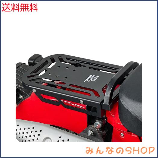 KEMIMOTO バイク リアキャリア ラック CT125 ハンターカブ(JA55/JA65)用 HONDA ハンターカブ シートバッグを取付可能 リアシートクッショ