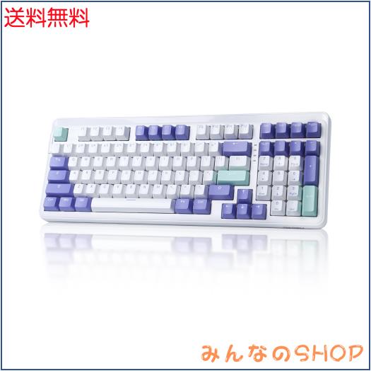 DAREU EK98PRO ゲーミングキーボード 無線 テンキー付き メカニカルキーボード 2.4Gワイヤレス/Bluetooth/有線USB接続可能 96%英語配列 13,087円