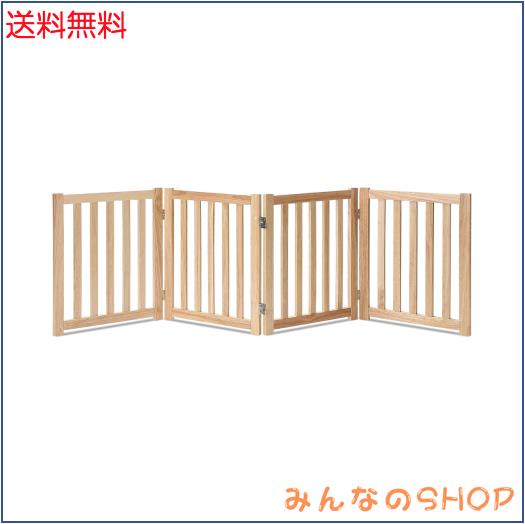 ペットゲート 木製 折り畳み式 組み合わせ自由 パーテーション 屋内用 置くだけ ワイド フェンス 犬 柵 いぬ 安全柵 小型犬 中型犬 脱走